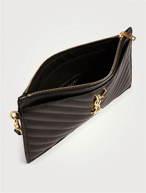 ysl black clutch on sale|YSL clutch nordstrom.